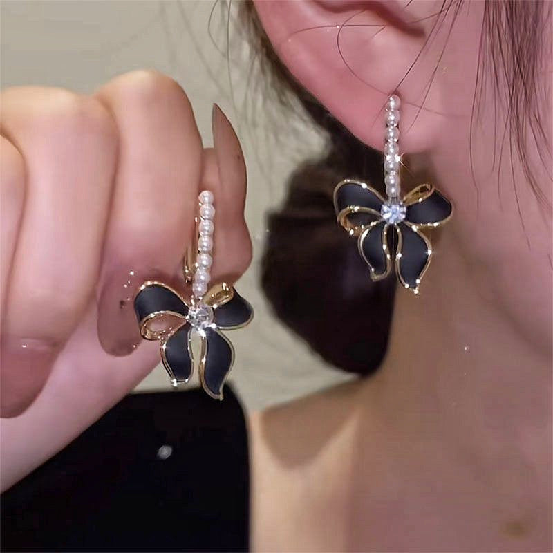 Women's Ear Opal Korean Style Asymmetric Eardrops Earrings