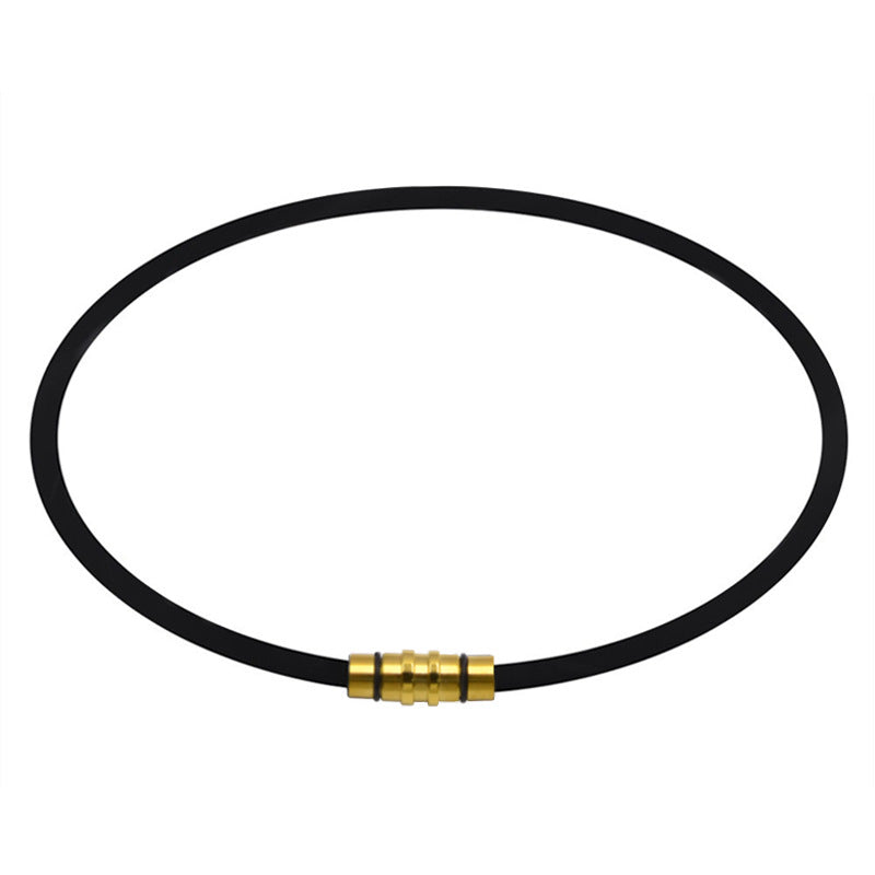 Women's & Men's Anion Collar Energy Balance Magnetic Snap Outdoor Necklaces
