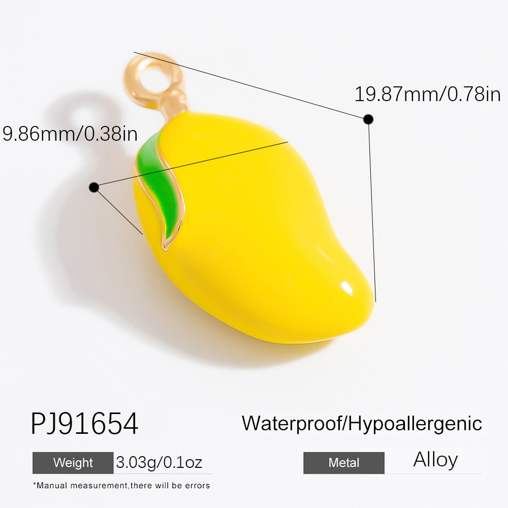 Mini Fruit Cartoon Pastoral Style Three-dimensional Jewelry Accessories