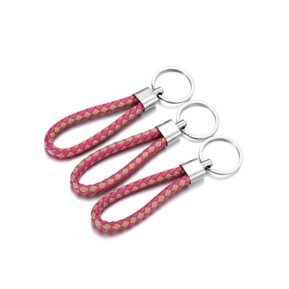 Color Creative Weaving Leather Rope Car Jewelry Accessories