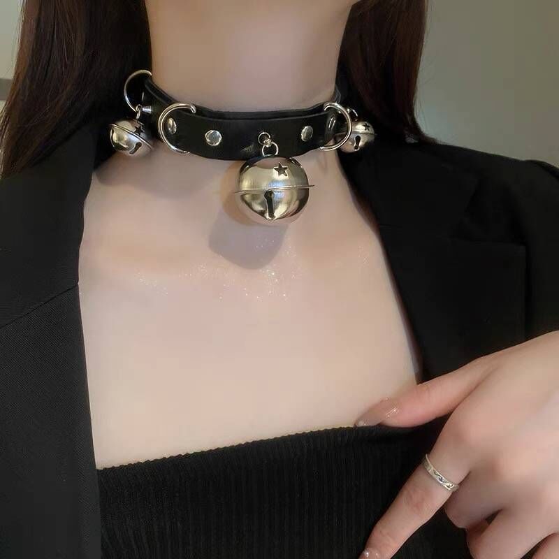 Men's Bell Female Neck Sex Strap Chain Necklaces