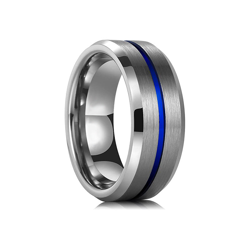 Creative Single Sink Bilateral Frosted Titanium Rings