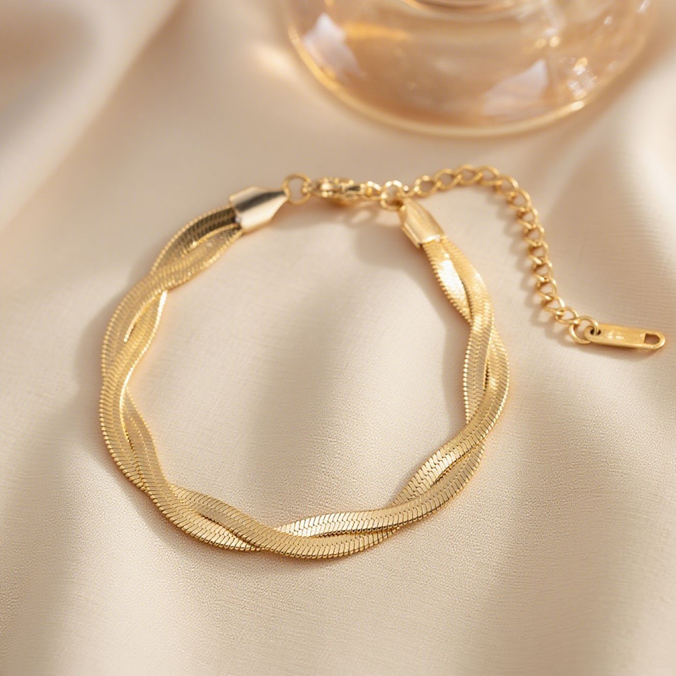 Titanium Female Like Flat Snake Hip Necklaces