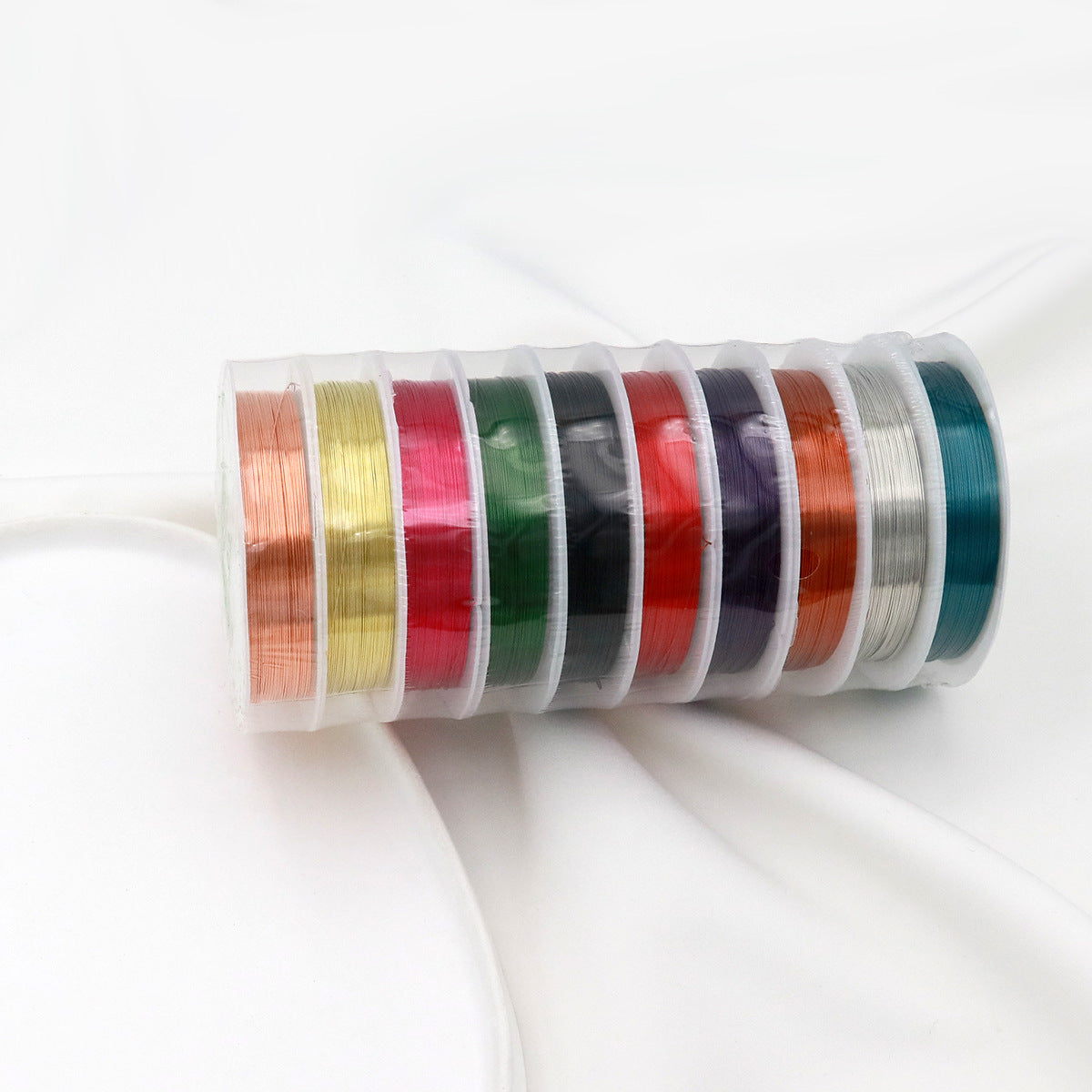 Beaded Thimble Scissors Copper Wire Filament Jewelry Accessories