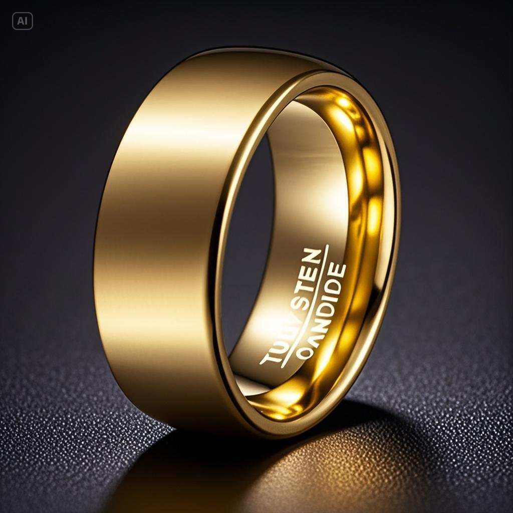 Titanium Steel Female French Electroplating Niche Bag Ring