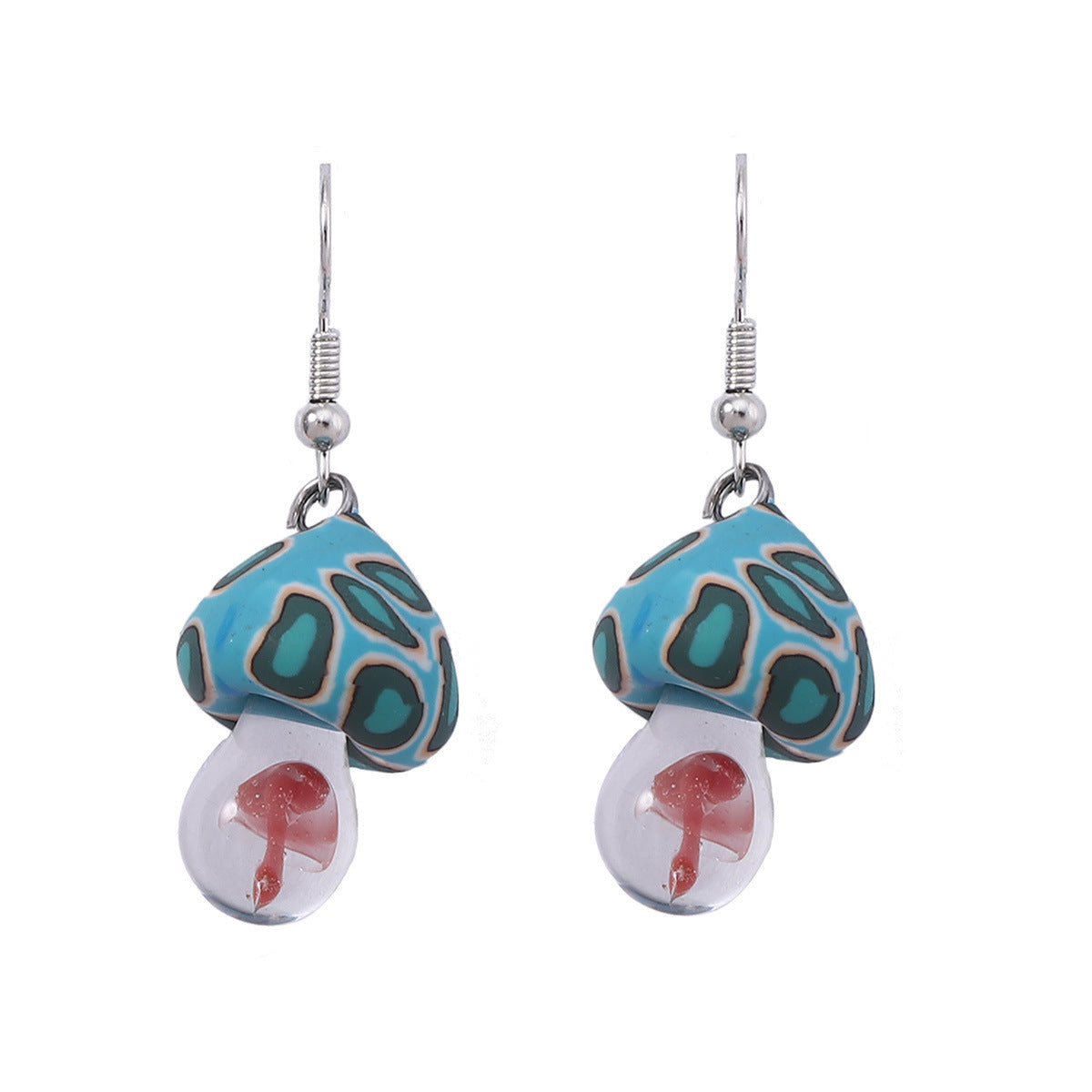 Transparent Mushroom Unique Hooks Simple Trendy Pastoral Ear Hook