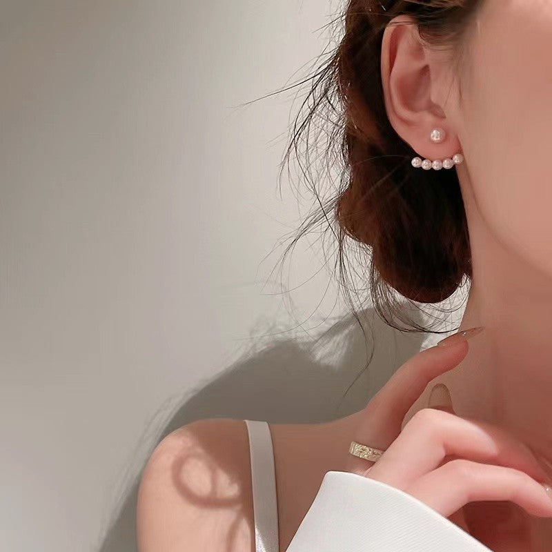 Sier Needle Olivia Wang Heartbeat Ear Earrings