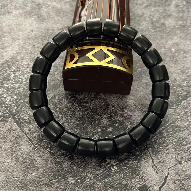 Ebony Beads African Purple Sandalwood Wooden Rosewood Crafts Buddha Bracelets