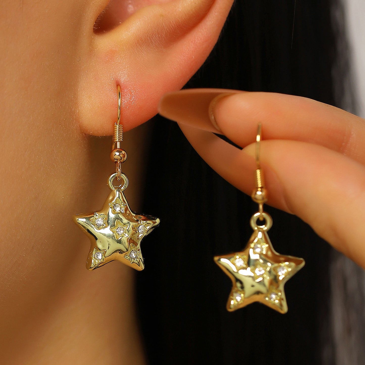 Design Sweet Minimalist Star Diamond Five-pointed Bracelets