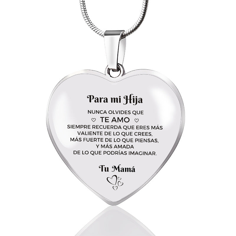 Pretty Spanish Epoxy Alloy Film Replaceable Necklaces