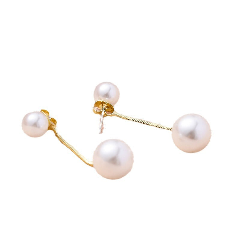 Women's Needle Pearl For Trendy Fairy Temperamental Earrings