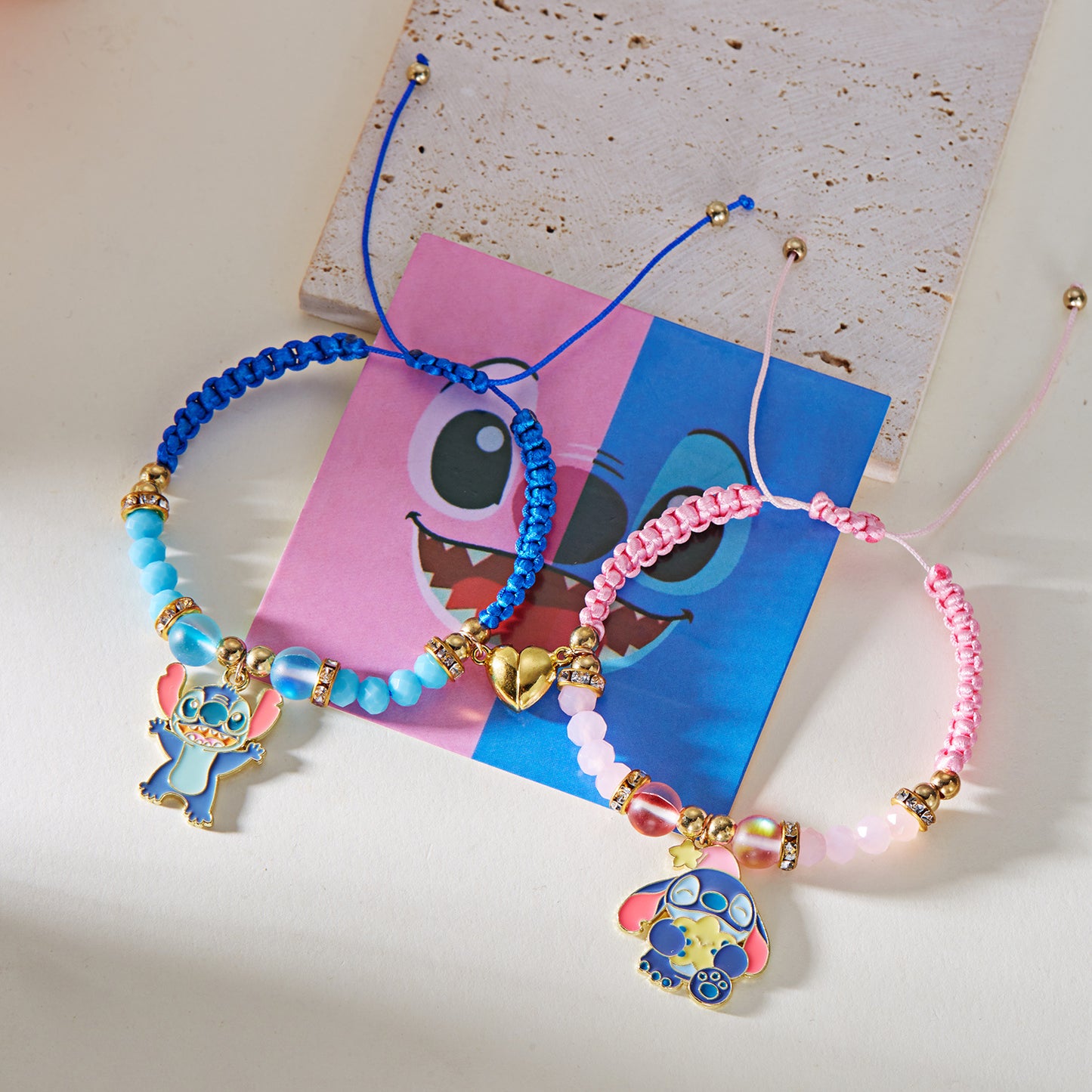 Stitch Couple Fashion One Pair Of Bracelets