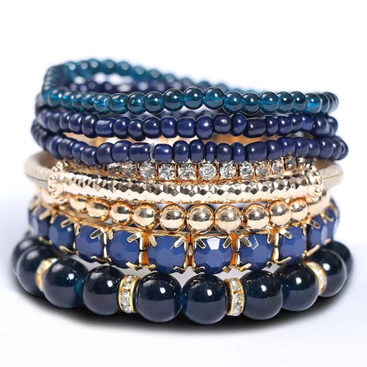 Bohemian Trend Creative Jewelry Micro Glass Bracelets