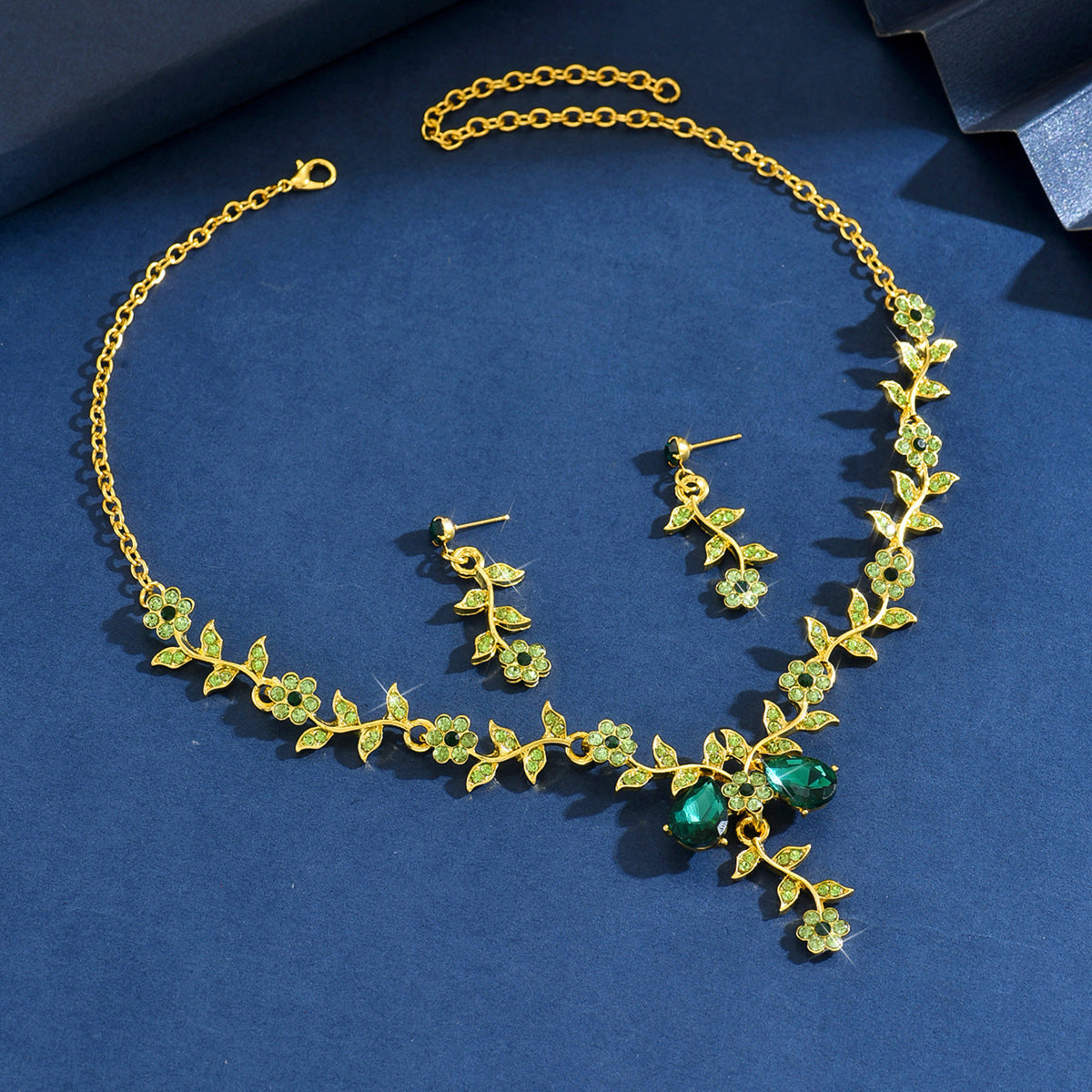 French Style Fresh Sweet Flower Affordable Luxury Fashion Exquisite Dress Jewelry Set