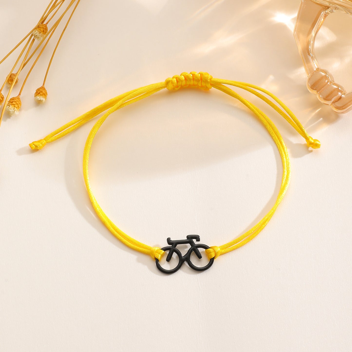 Carrying Strap Simple Copper Bicycle Hand Woven Bracelets