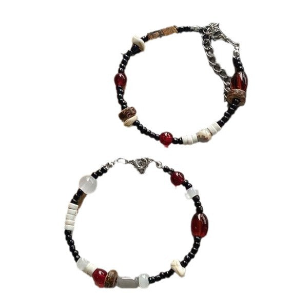 Women's Chinese Luxury Minority Vintage Beaded Hand Bracelets