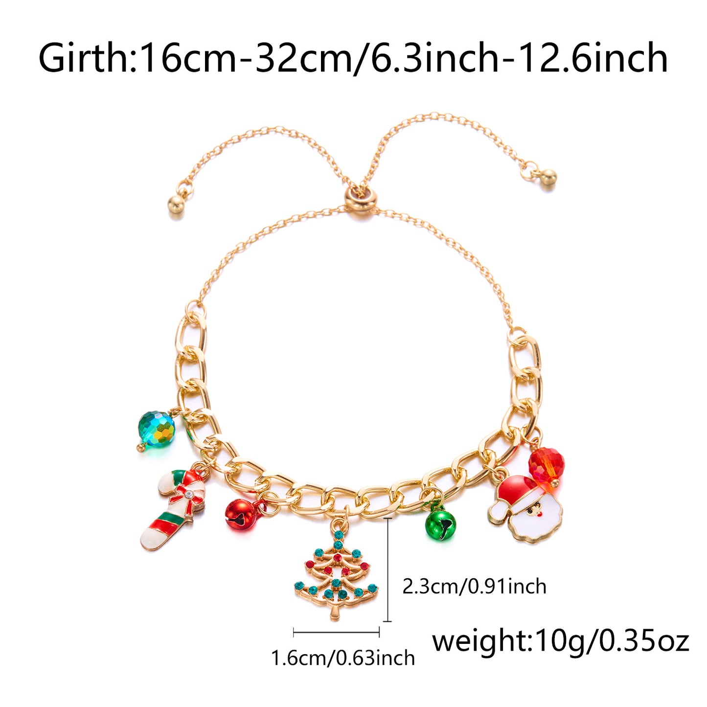 Women's Christmas High-grade Tree Snowman Bell Reindeer Bracelets