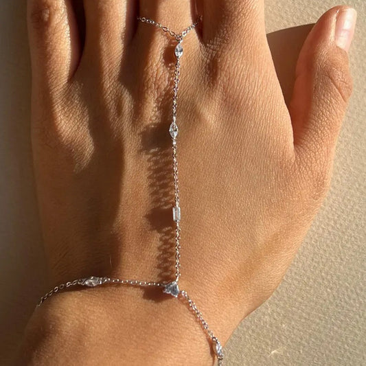 Women's Diamond Light Luxury Simple Trendy Super Flash Bracelet
