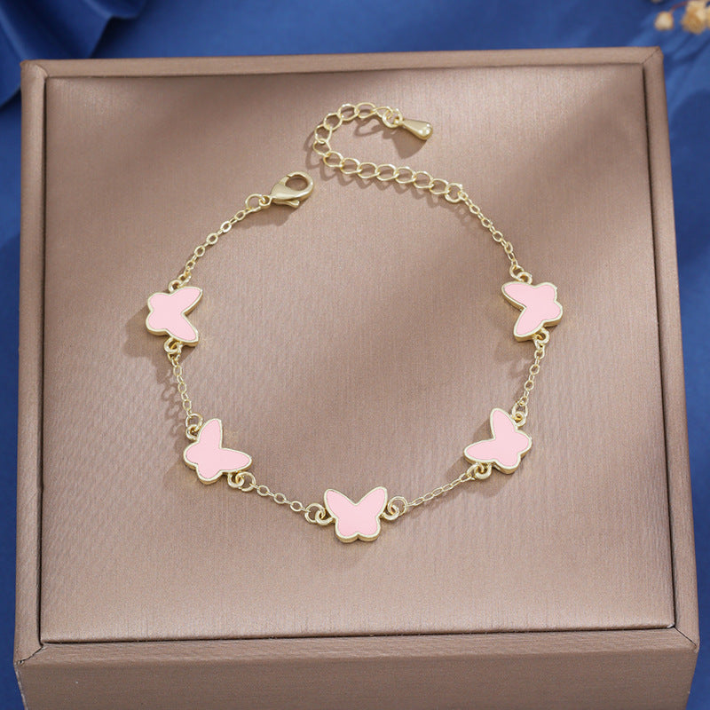 Simple Design Butterfly Female Personality Source Bracelet
