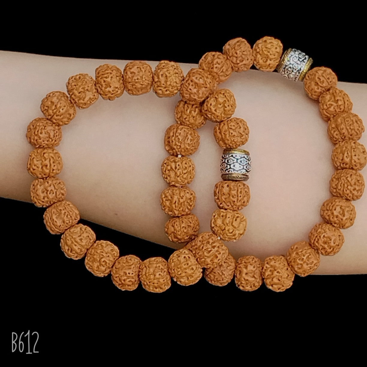 Gradient Round Beads Pliable Temperament Imitation White Plate Bracelet