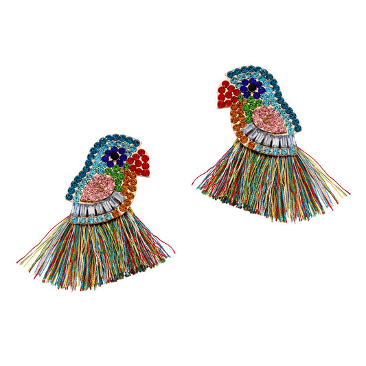 Women's Bird Diamond Cute Wild Light Luxury Temperament Casual Earrings