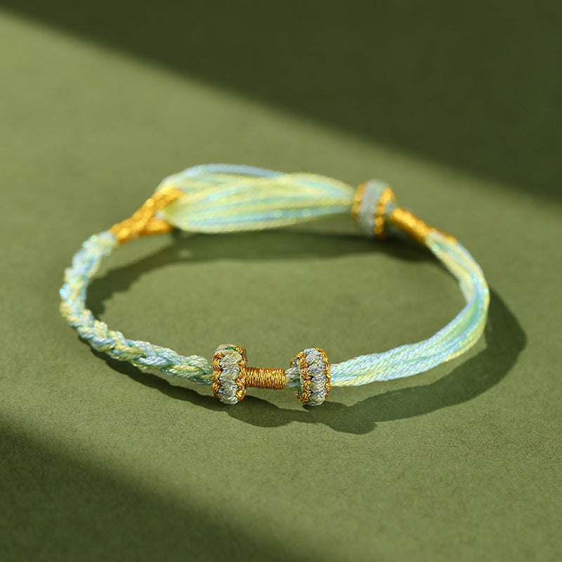 Festival Beads Threading Wear Gold Lucky Bracelets