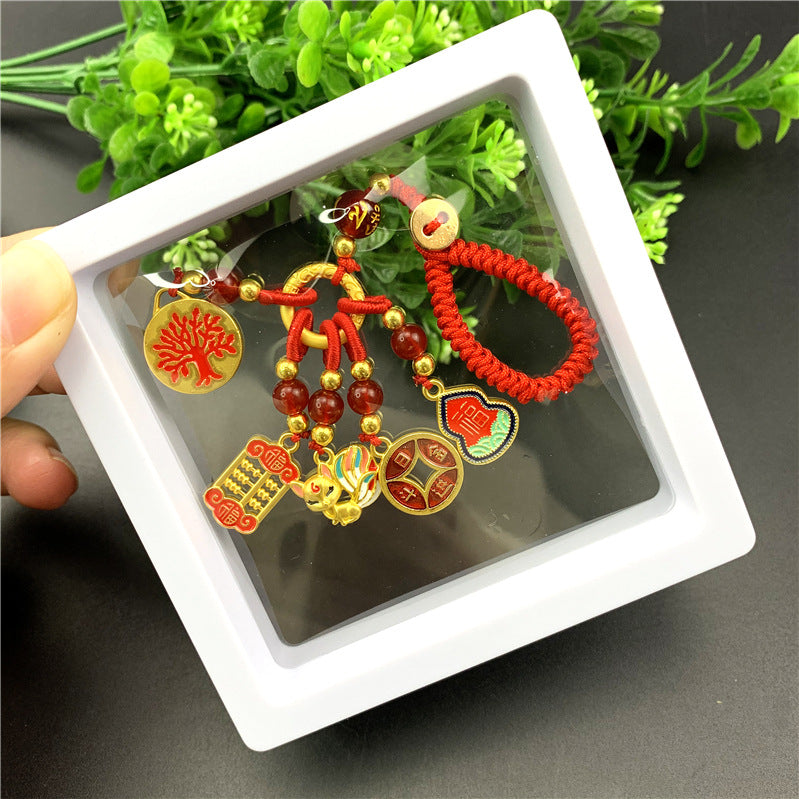 Copper Couple National Fashion Enamel Dripping Oil Hanging Ornaments