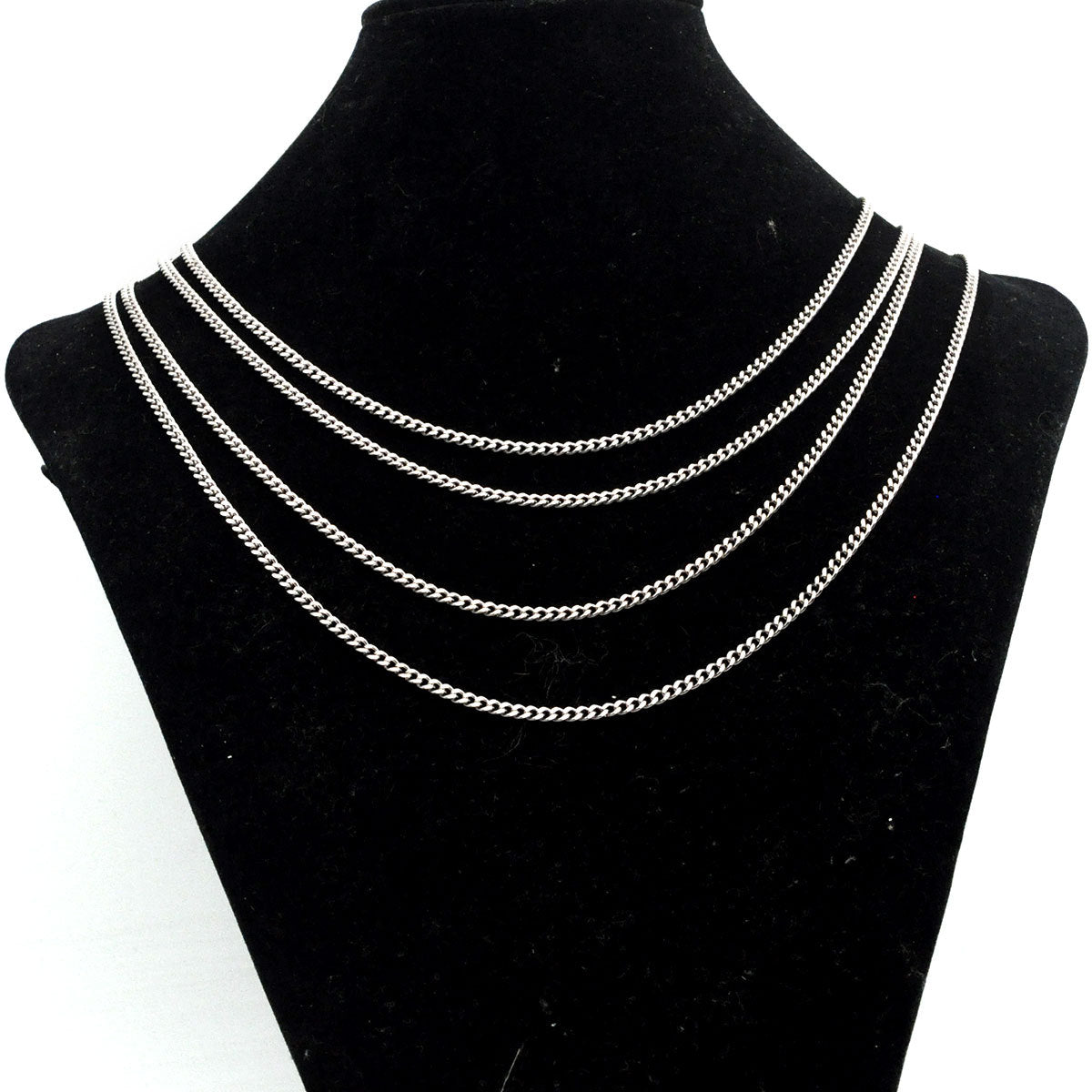 Women's & Men's Four-sided Grinding Hip Hop Cuban Link Chain Necklaces