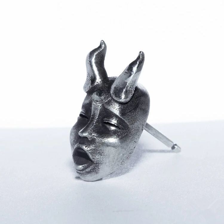 Women's & Men's Dark Asymmetric Devil Trendy Cool Nightclub Bar Earrings