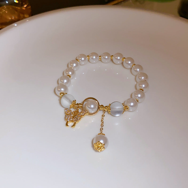 Rhinestone Zircon Butterfly Opal Graceful Personality Trendy Fashion Bracelets