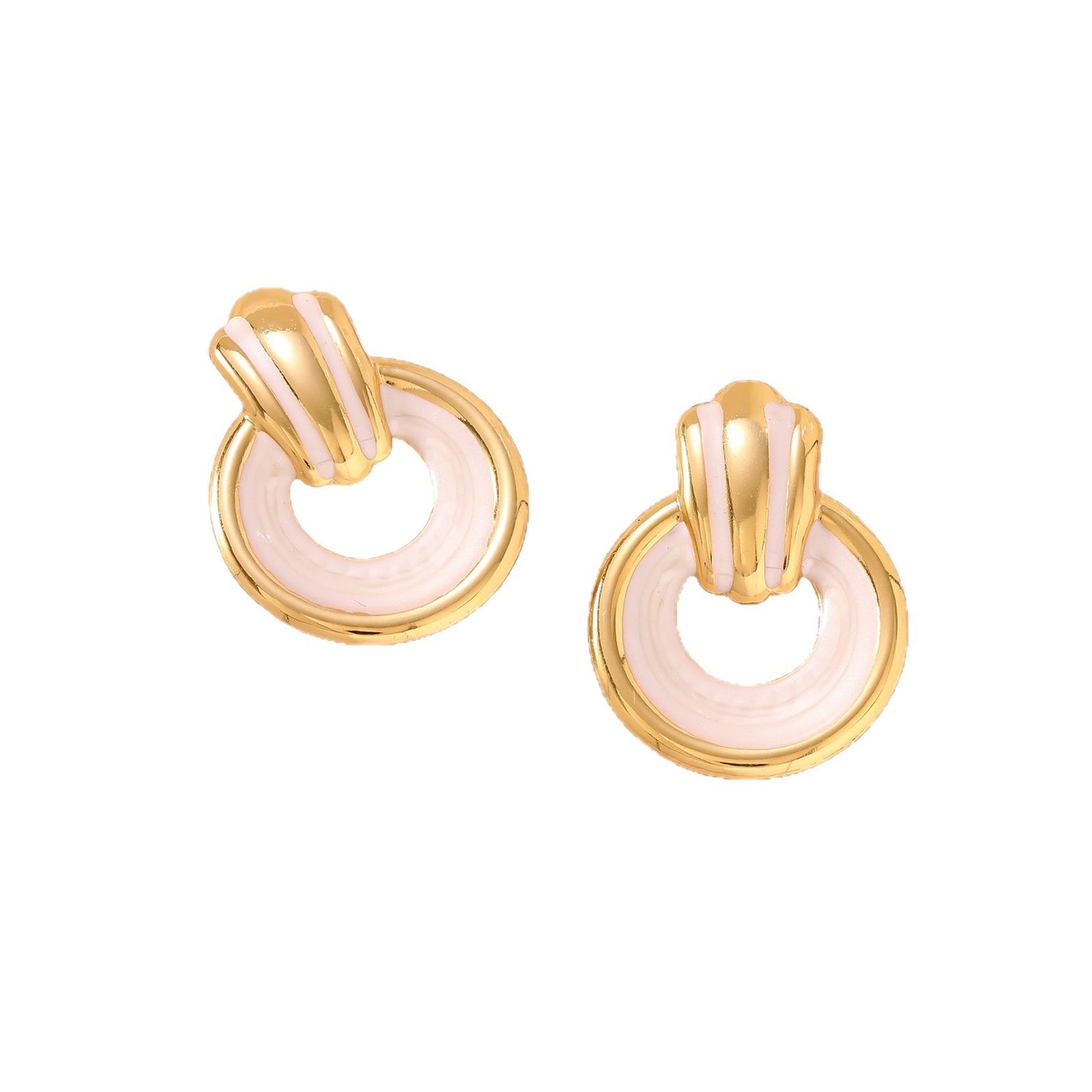 Geometric Retro Style High-grade Square Stainless Earrings