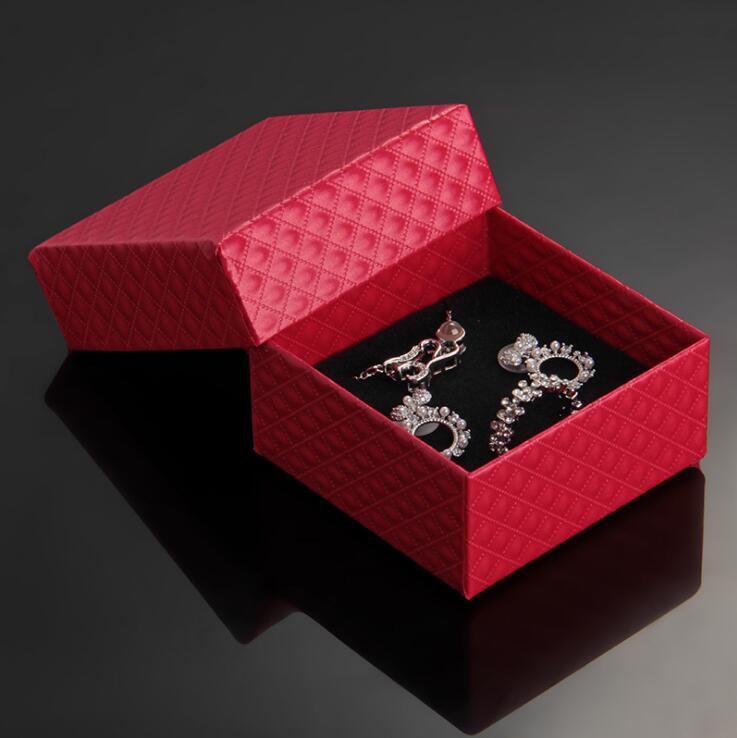 Jewelry Box Ribbon Bowknot Gift Paper Pendants