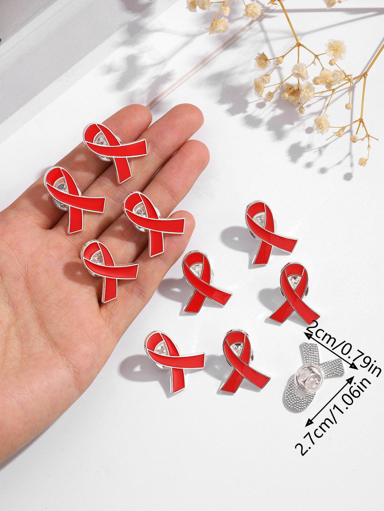 Activities Ribbon Brooch Marine Protection Concern Mental Brooches