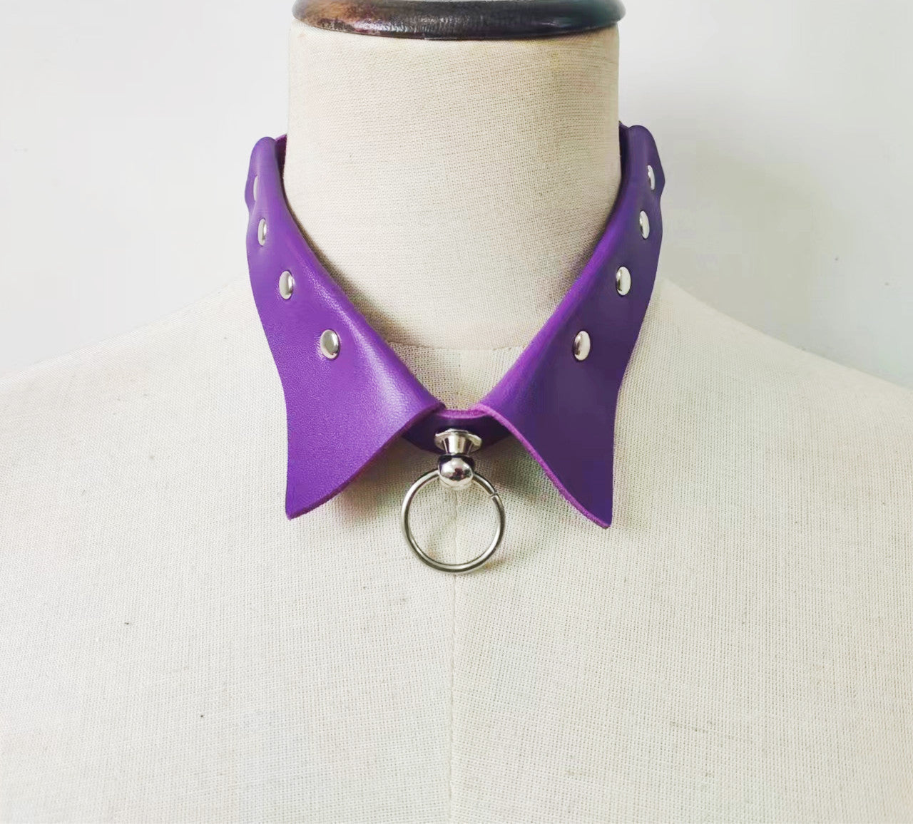 Personality Punk Gothic Leather Simple Trend Collarbone Necklet Collar