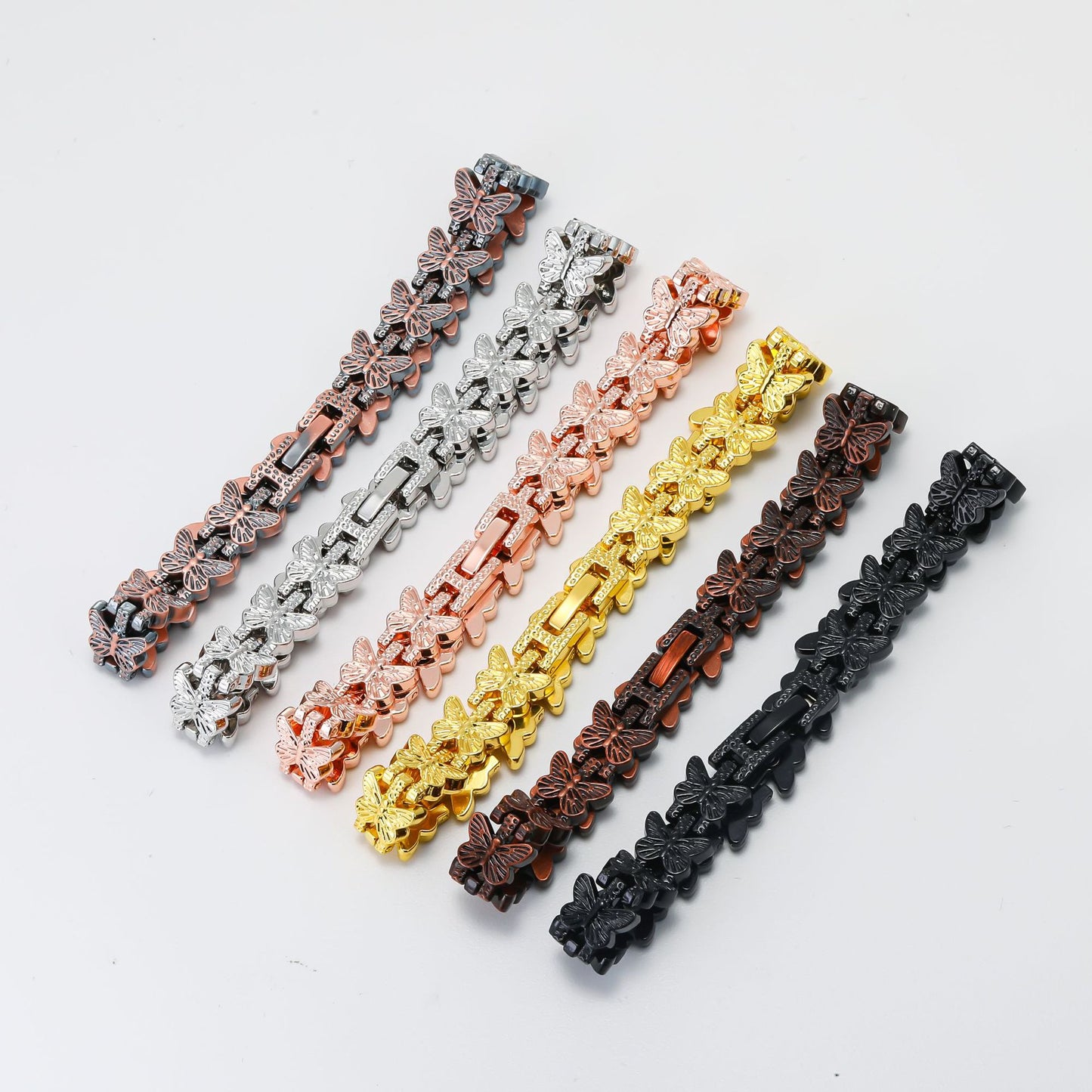 Women's Bronze Magnet Fashion Retro Detachable Couple Bracelets