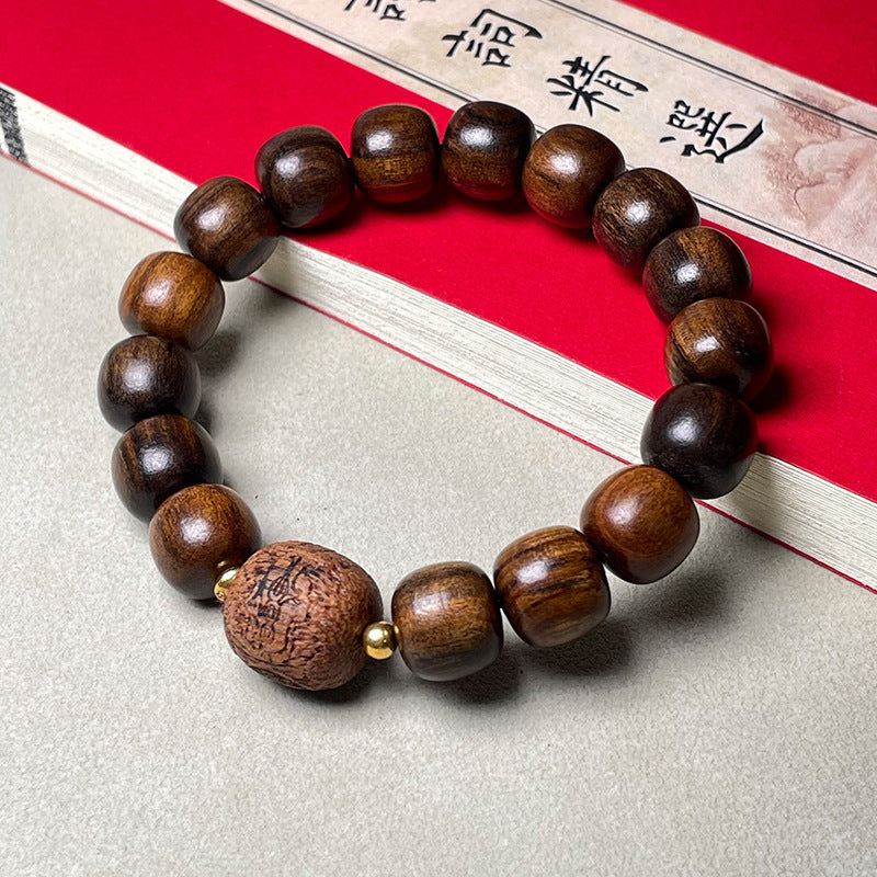 Chess Nan Chacate Beads Wooden Medicine Bracelet