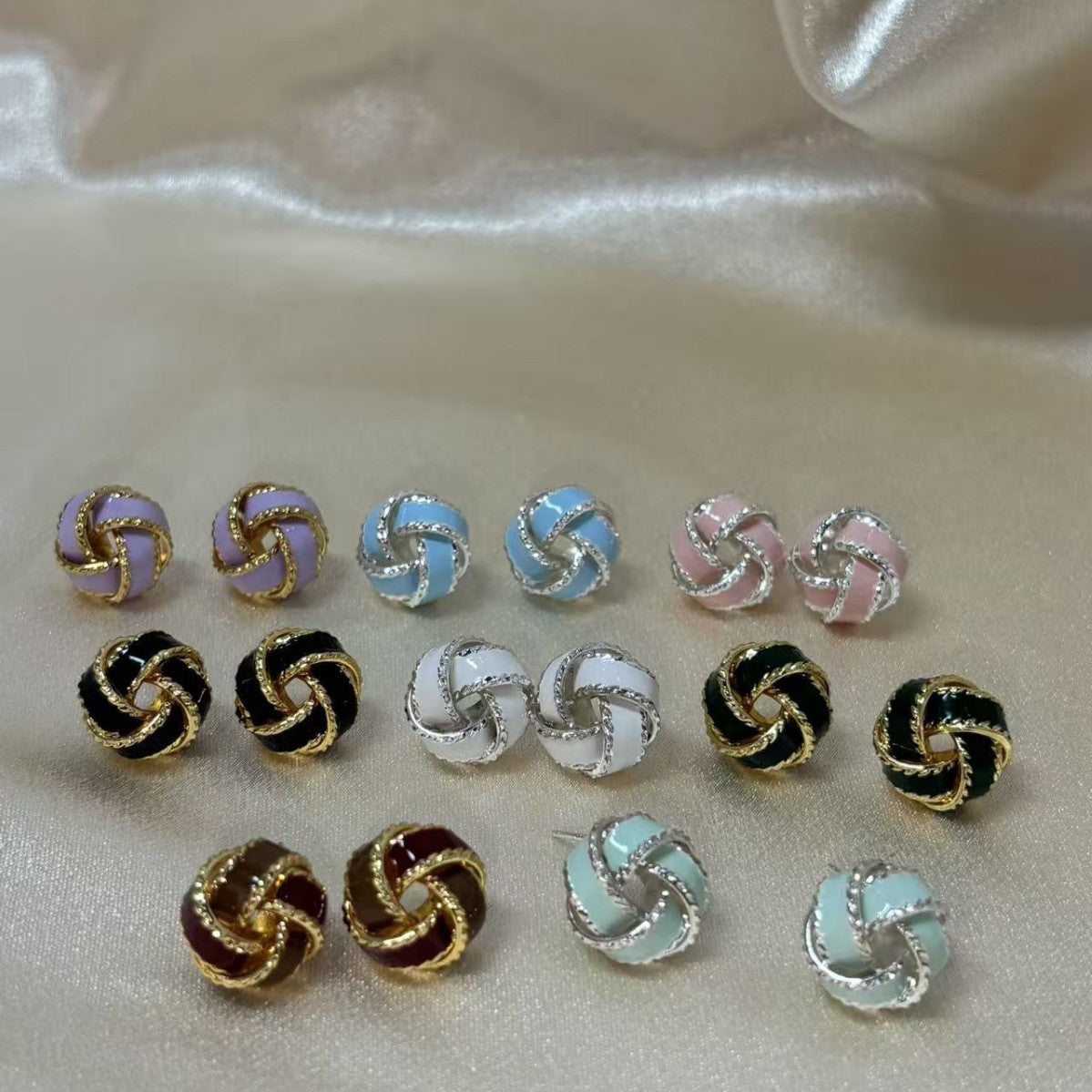 Women's Retro Elegant Drip Glazed Twist For Design High-grade Gentle Rings