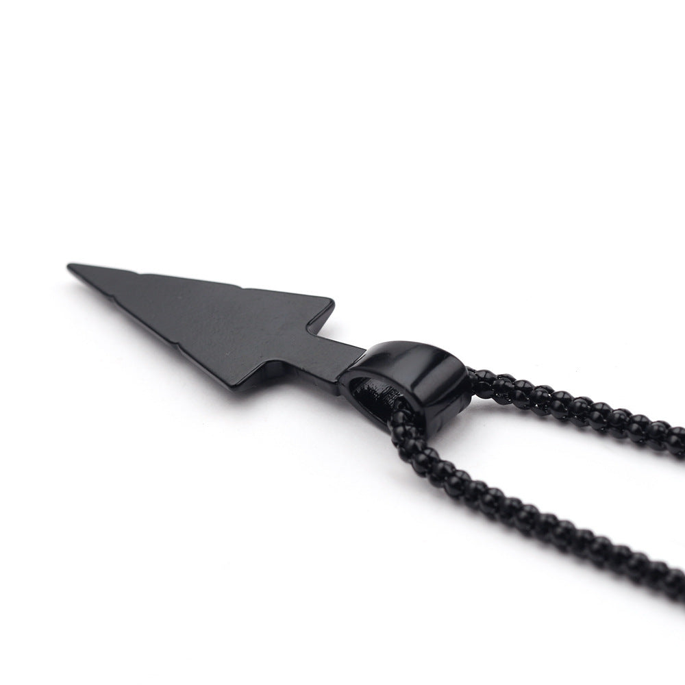 Men's Personality Triangle Spearhead Alloy Vintage Arrow Pendants