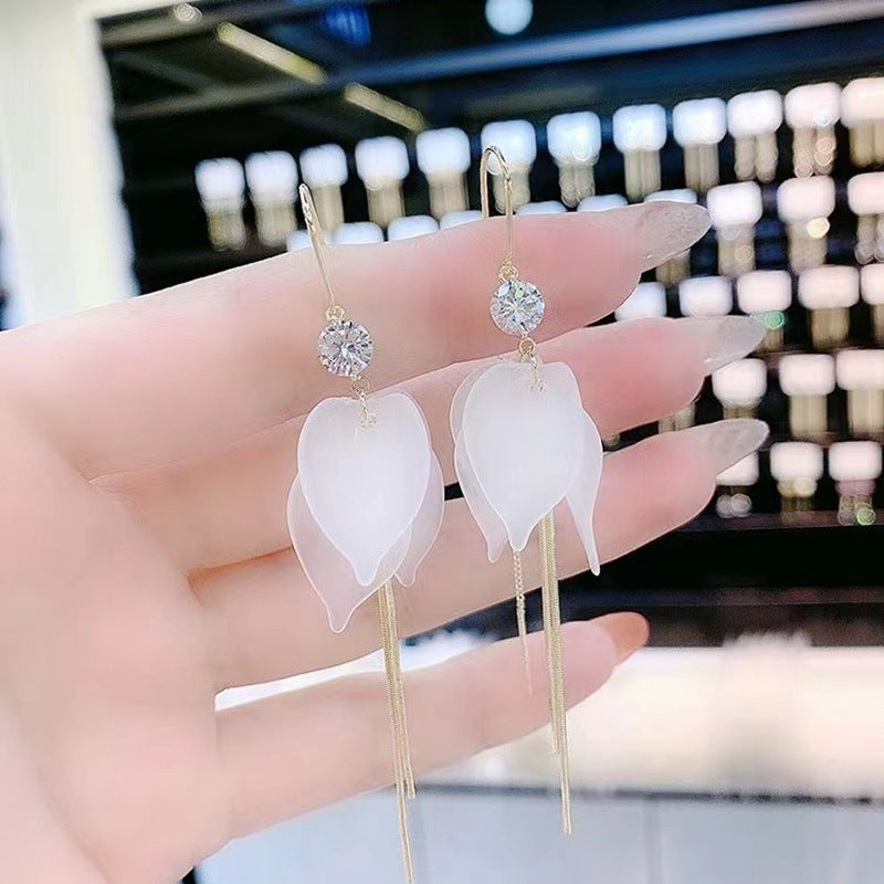 Sier Needle Sweet Simple Graceful Fashionable Super Fairy Ear Hook