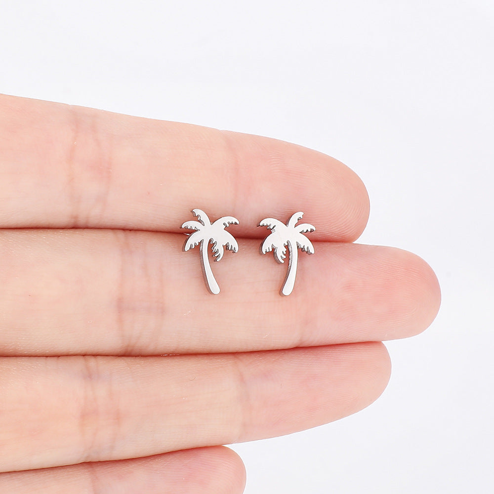 Popular Stainless Steel Fashion Coconut Shape Rings