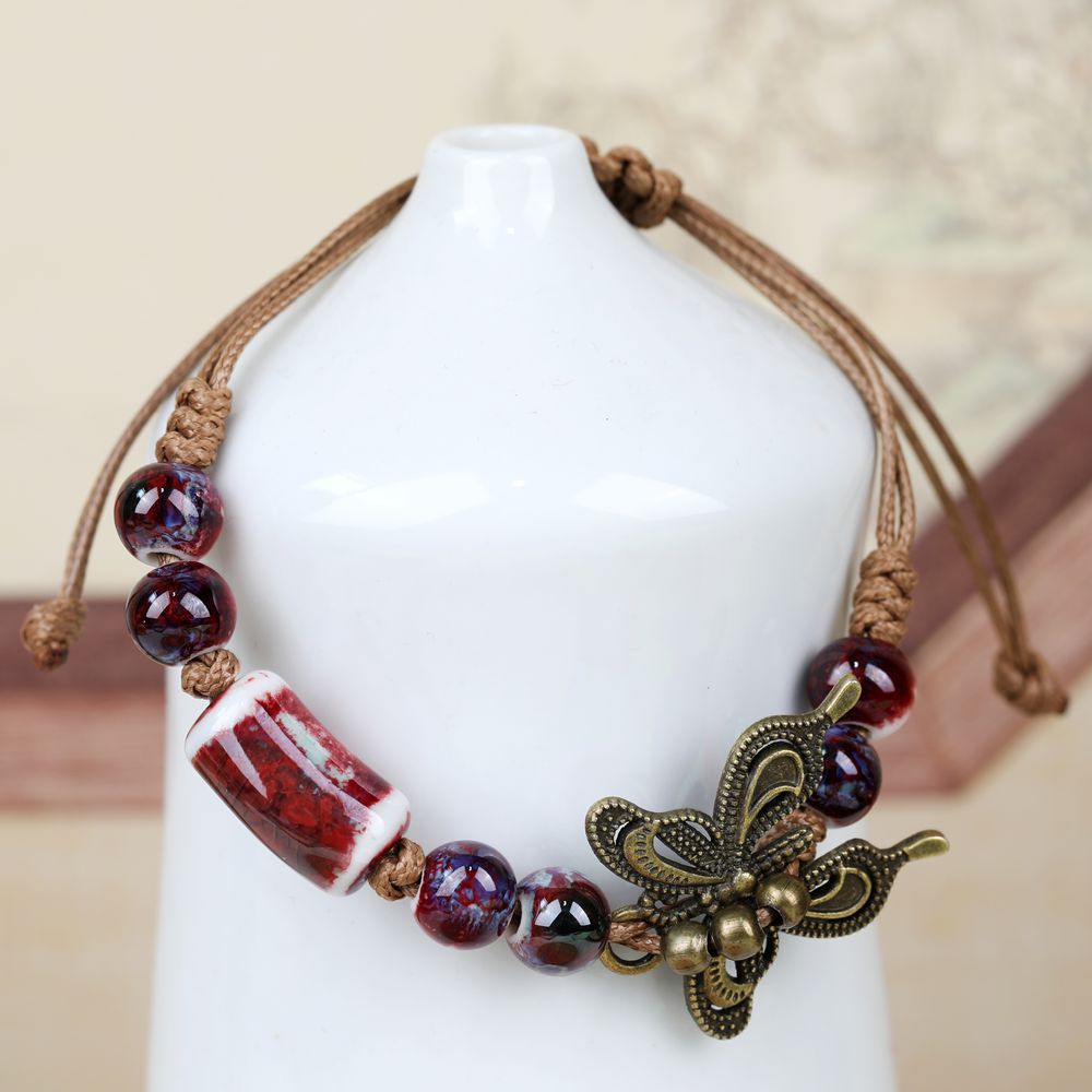 Ceramic Chinese Retro Ethnic Style Mori Bracelet