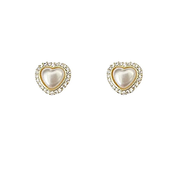 Women's Super Shiny Classic Style Design Small Exquisite Cute Clip Simple Earrings