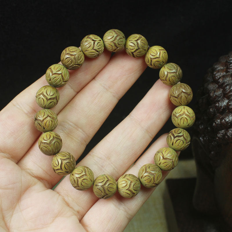 Women's & Men's Running Volume Ebony Six Words Proverbs Crafts Bracelet