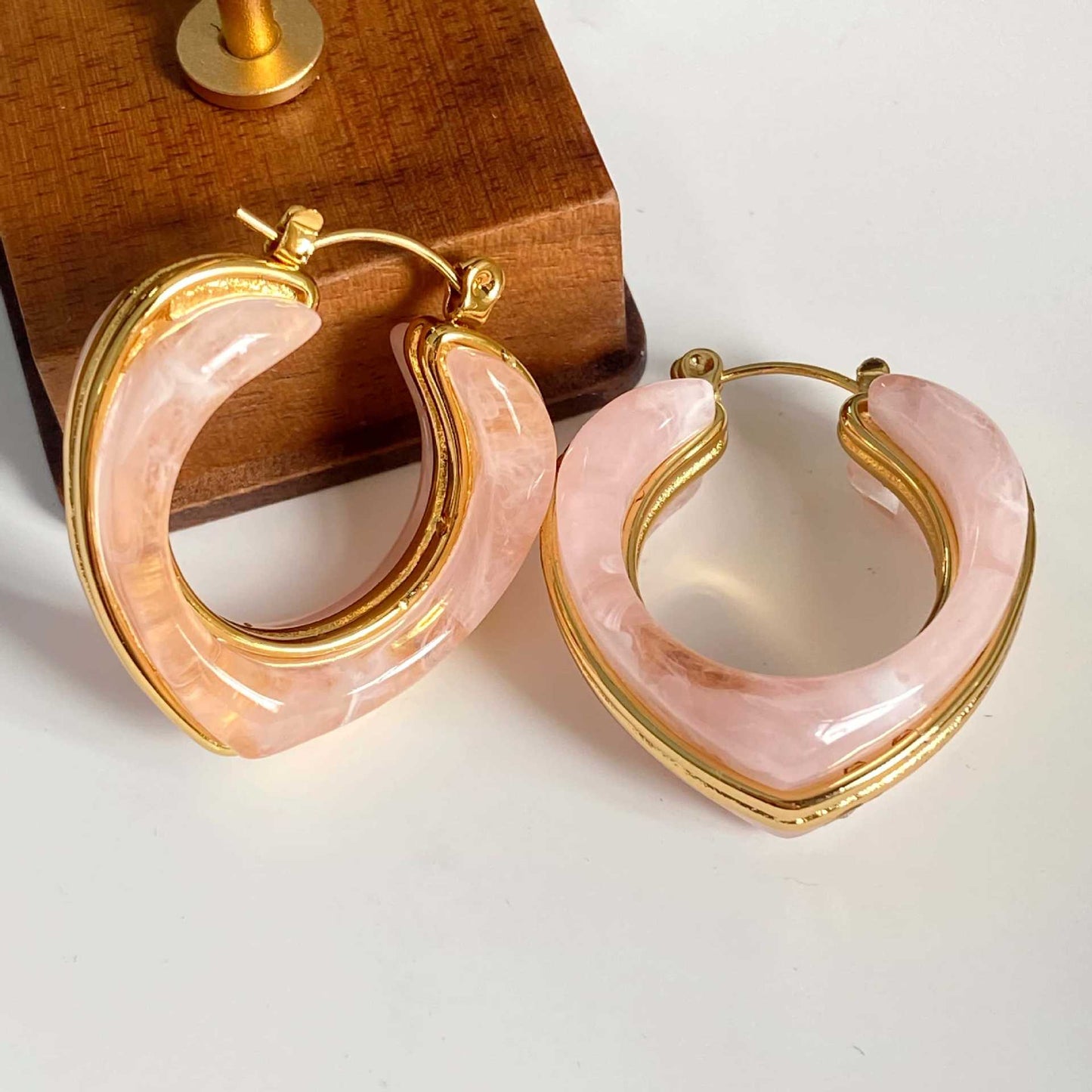 Luxury Fashionable Retro Elegant Resin Versatile Earrings