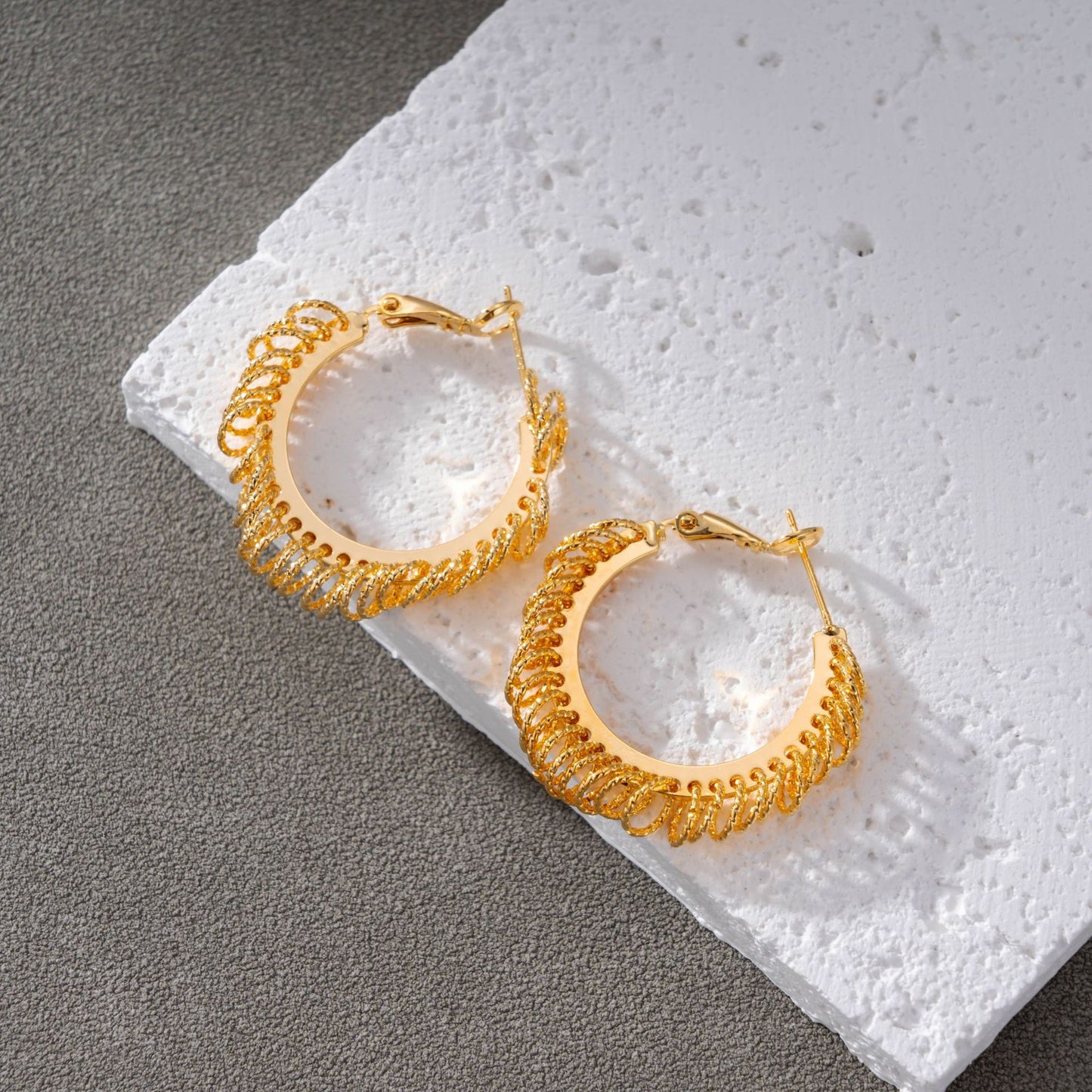 Delicate Fairy Design Sense Large Sier Affordable Luxury Earrings