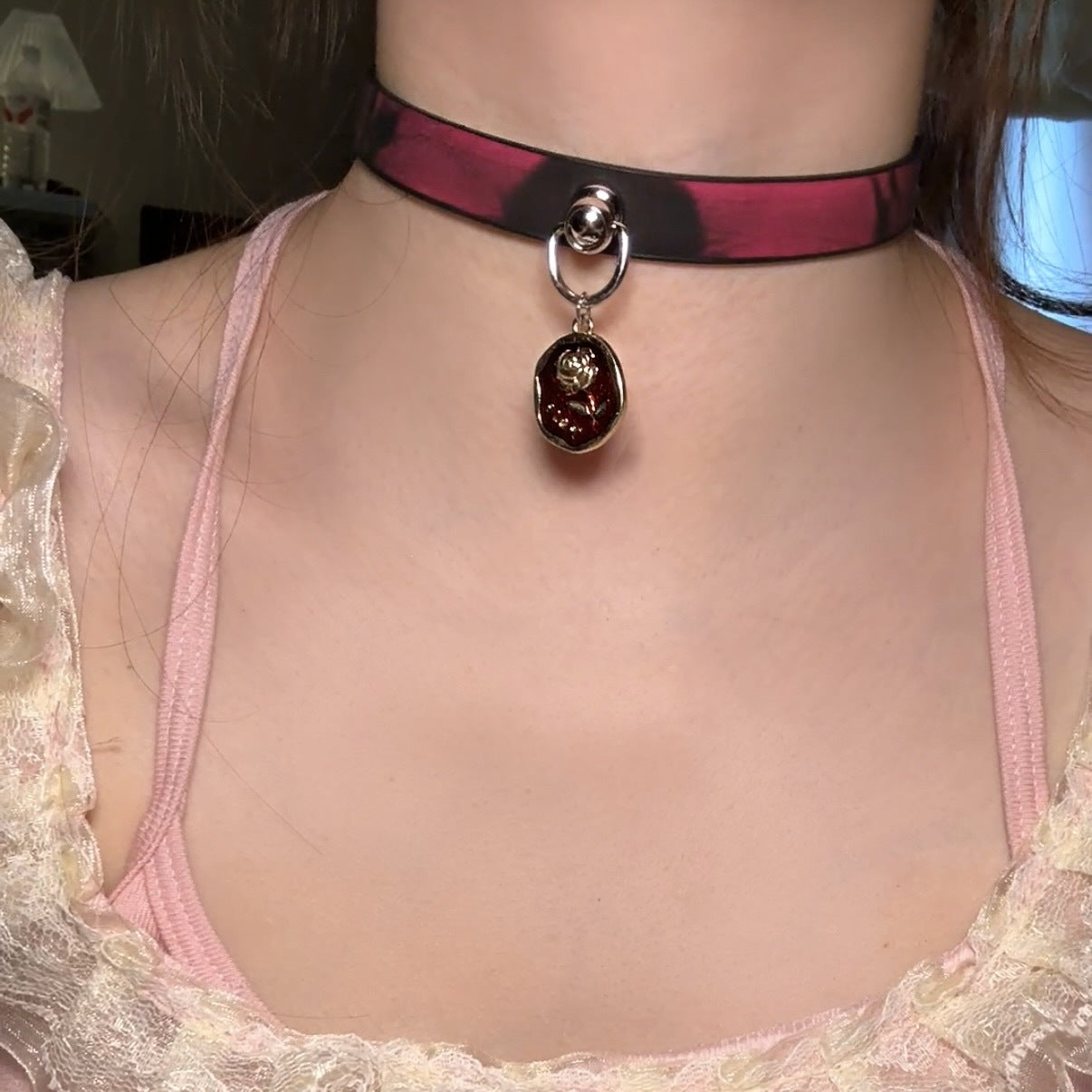 Paw Hot Soft Leather Trendy Cool High-grade Collar