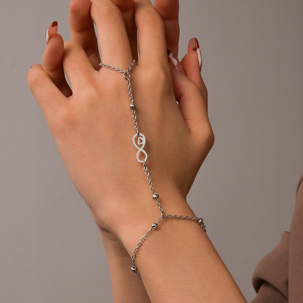 Fashion Simple Affordable Luxury Metal Finger Versatile Ladies Bracelets