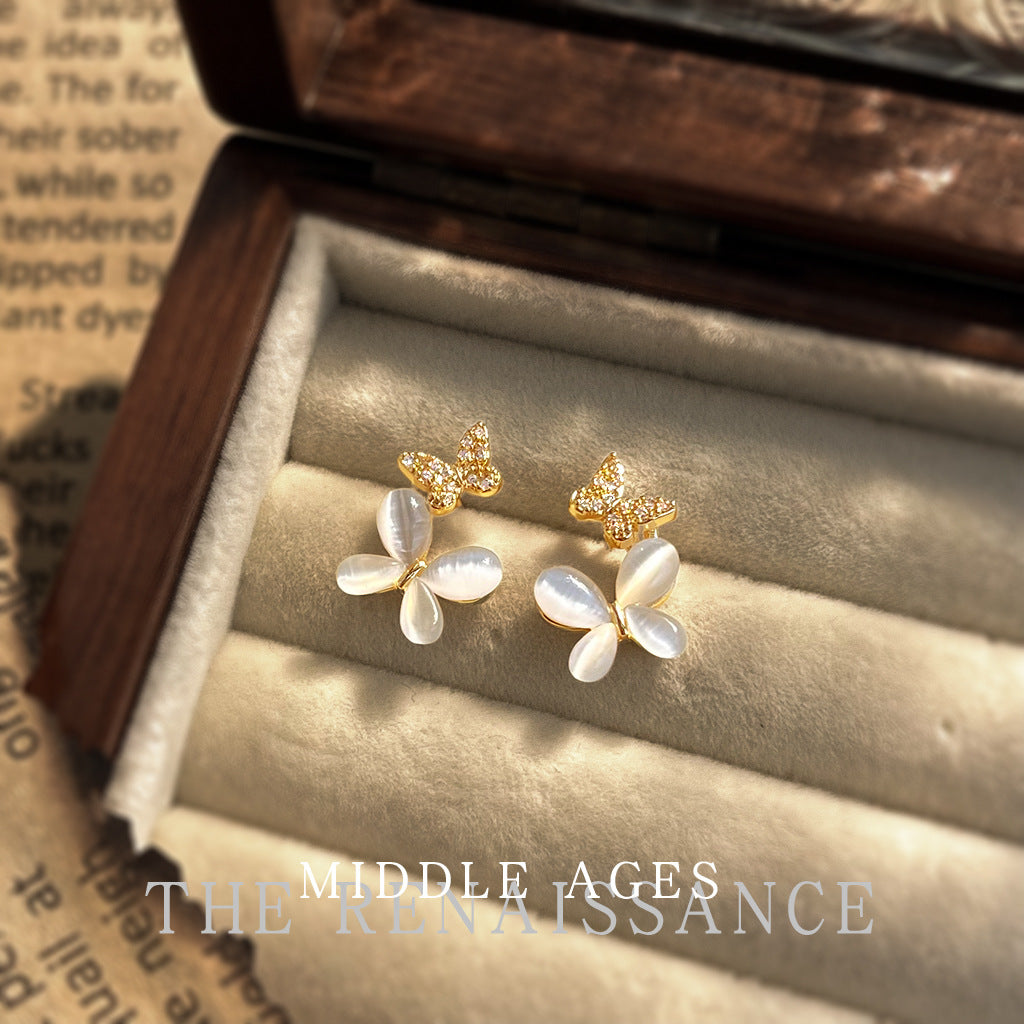 Women's Stone Ear Collection Temperament Commute Affordable Stud Earrings