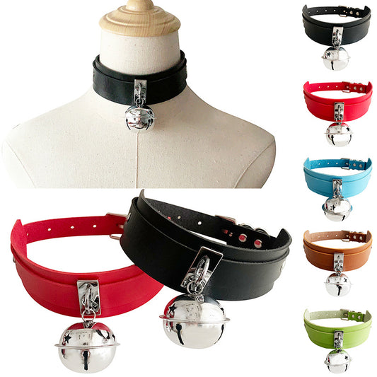 Widened Bell Hand Holding Rope Gothic Clavicle Chain Neck Necklaces