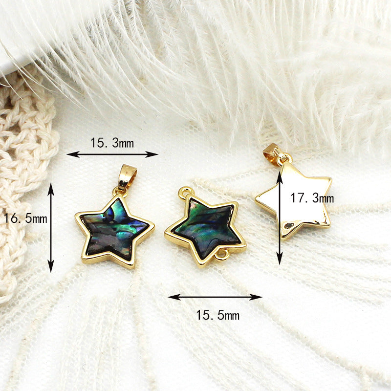 Starry Sky Universe Abalone Shell Geometric Jewelry Accessories